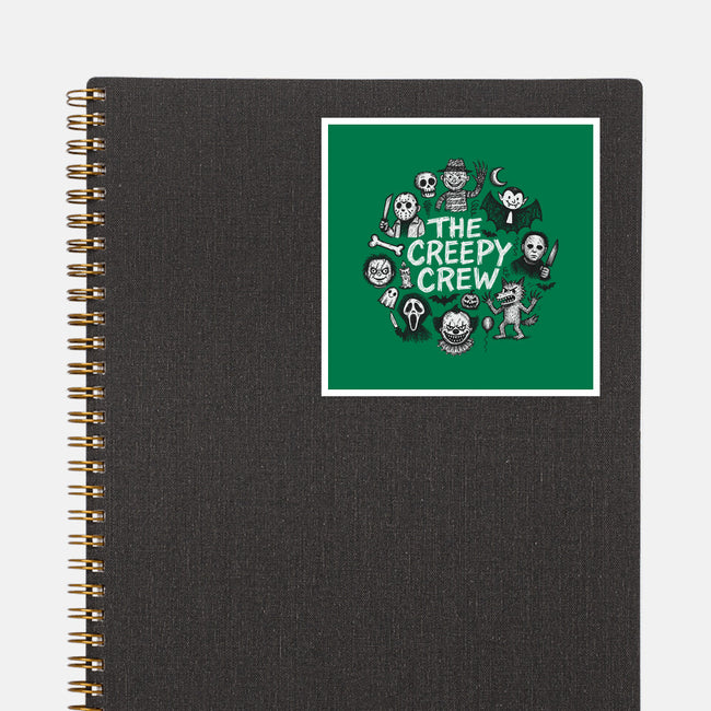 The Creepy Crew-None-Glossy-Sticker-Popnotic