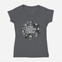 The Creepy Crew-Womens-V-Neck-Tee-Popnotic