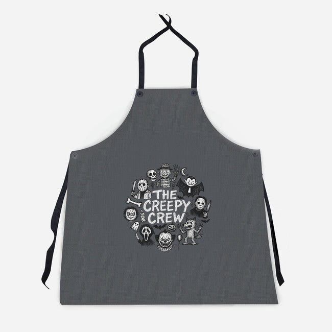 The Creepy Crew-Unisex-Kitchen-Apron-Popnotic