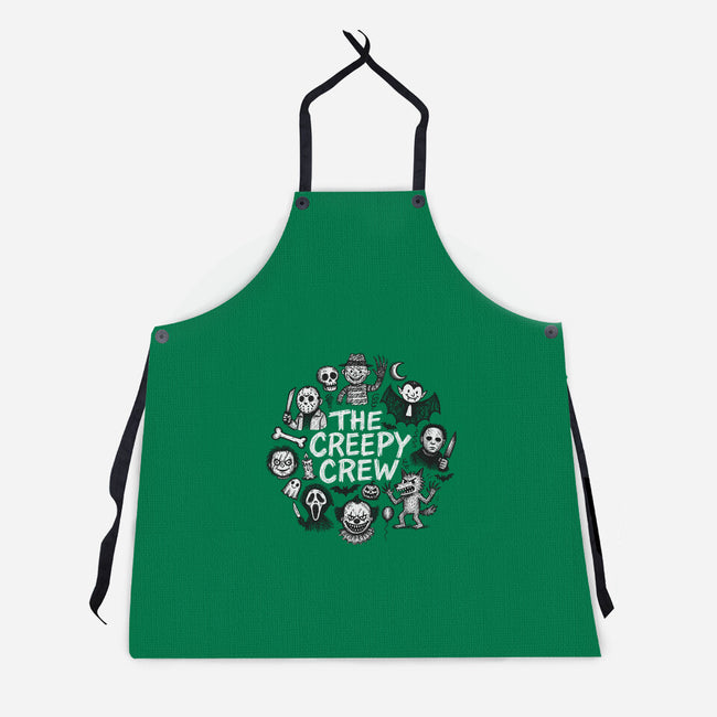 The Creepy Crew-Unisex-Kitchen-Apron-Popnotic