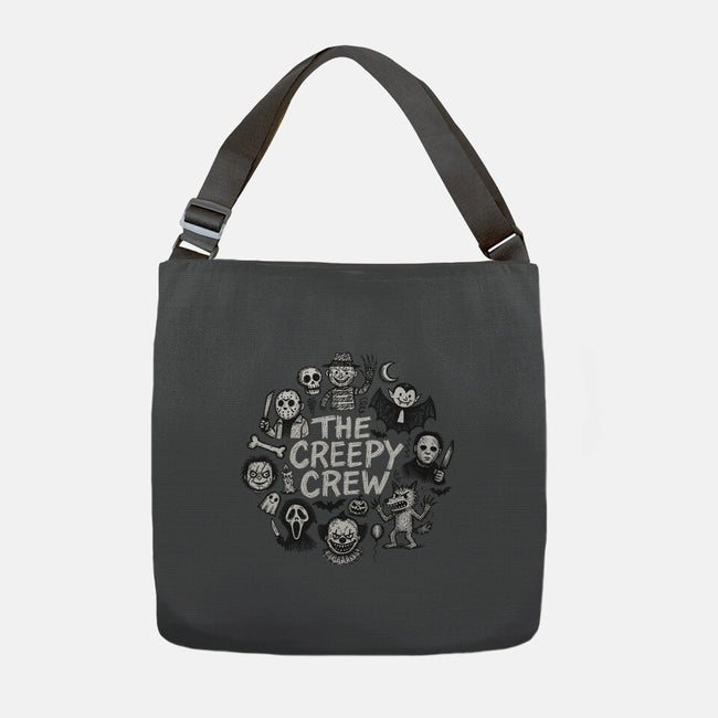 The Creepy Crew-None-Adjustable Tote-Bag-Popnotic