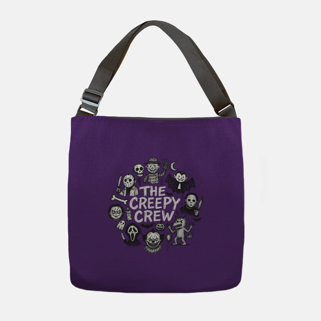 The Creepy Crew-None-Adjustable Tote-Bag-Popnotic