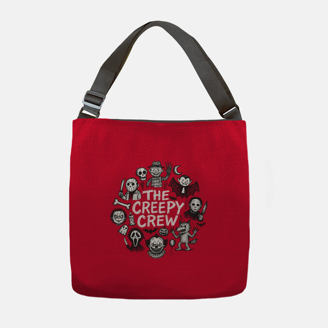 The Creepy Crew-None-Adjustable Tote-Bag-Popnotic