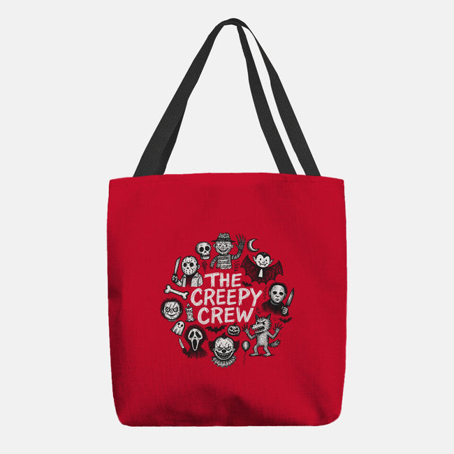 The Creepy Crew-None-Basic Tote-Bag-Popnotic