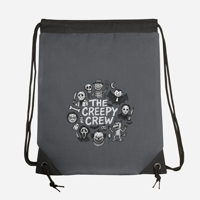 The Creepy Crew-None-Drawstring-Bag-Popnotic