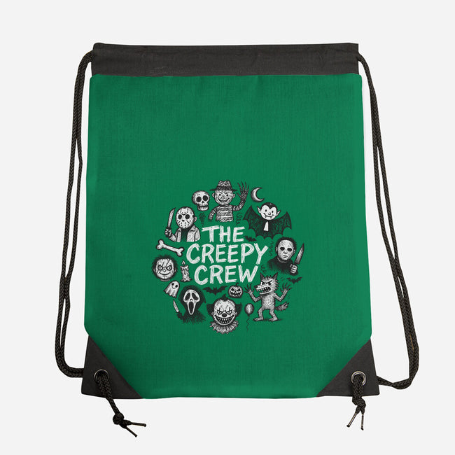 The Creepy Crew-None-Drawstring-Bag-Popnotic