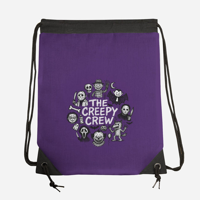 The Creepy Crew-None-Drawstring-Bag-Popnotic