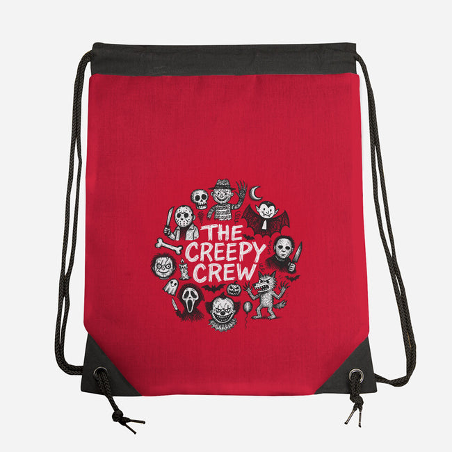 The Creepy Crew-None-Drawstring-Bag-Popnotic