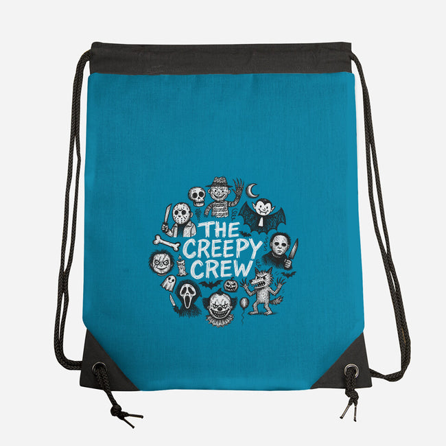 The Creepy Crew-None-Drawstring-Bag-Popnotic