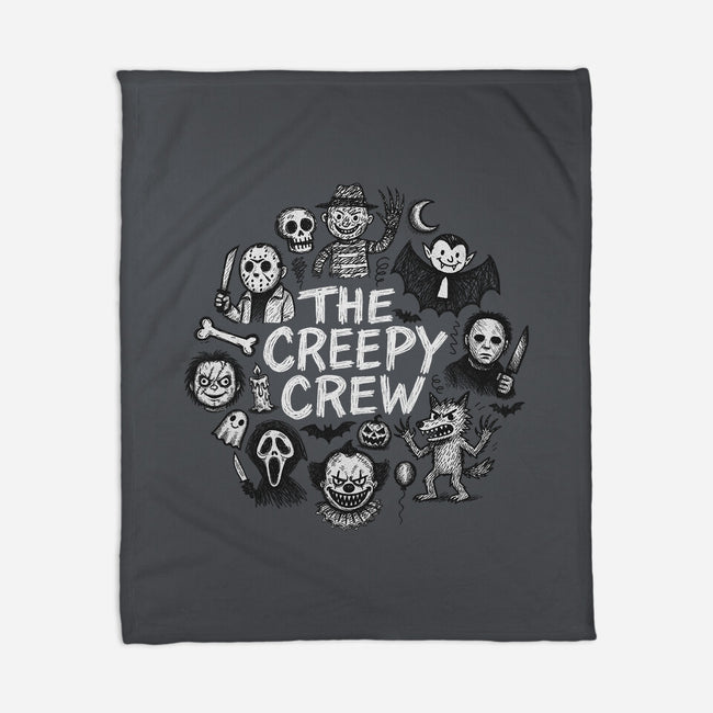 The Creepy Crew-None-Fleece-Blanket-Popnotic