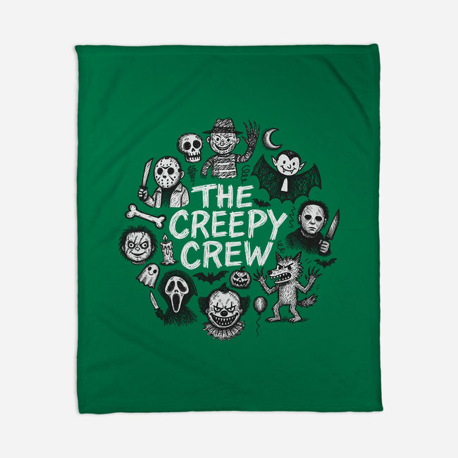 The Creepy Crew-None-Fleece-Blanket-Popnotic