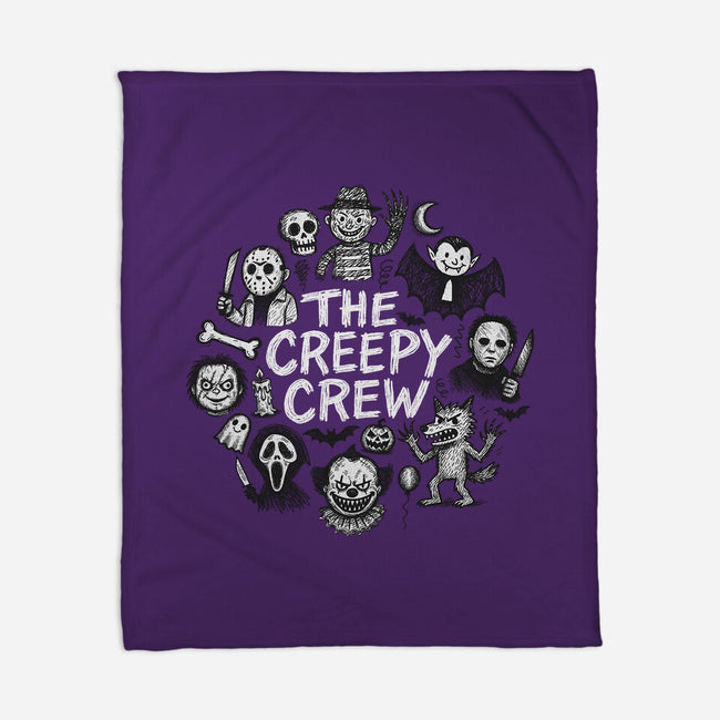 The Creepy Crew-None-Fleece-Blanket-Popnotic