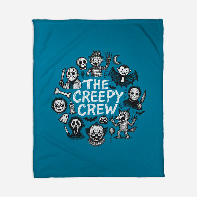 The Creepy Crew-None-Fleece-Blanket-Popnotic