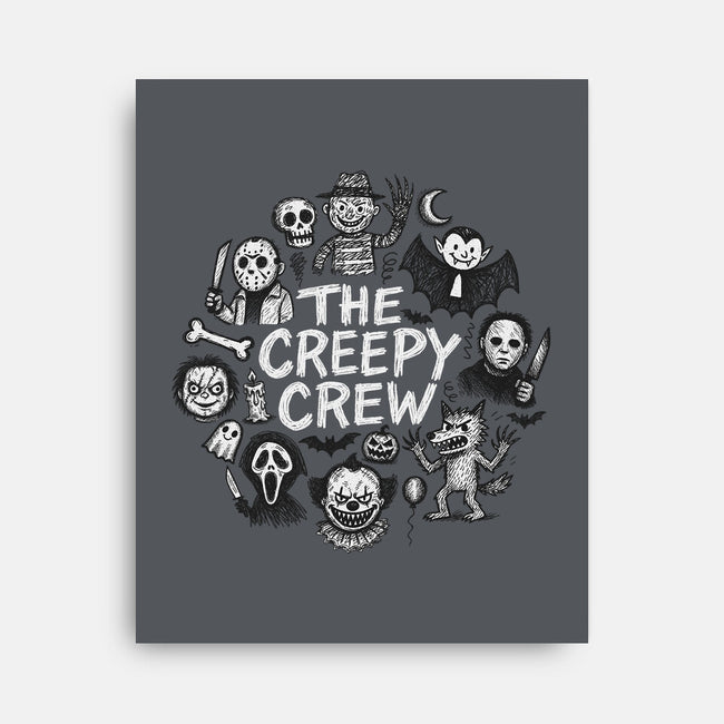 The Creepy Crew-None-Stretched-Canvas-Popnotic