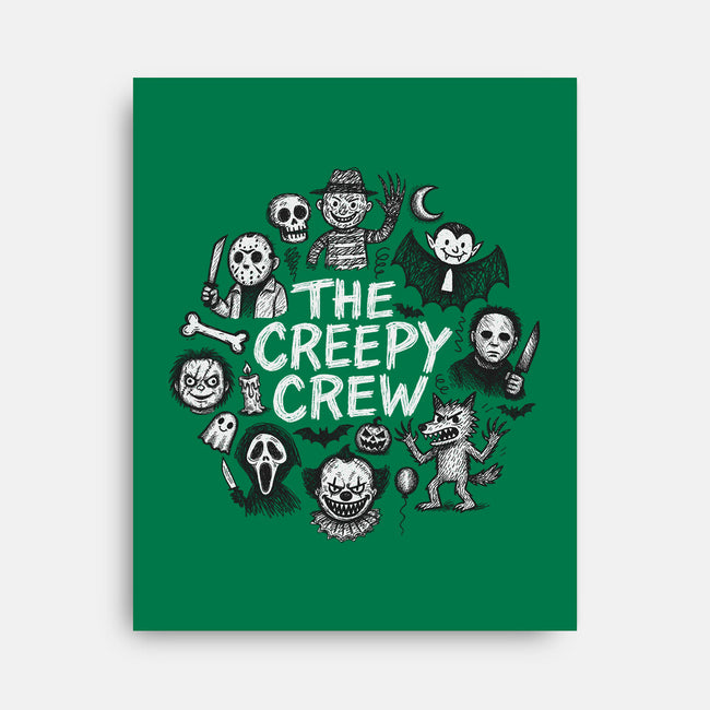 The Creepy Crew-None-Stretched-Canvas-Popnotic