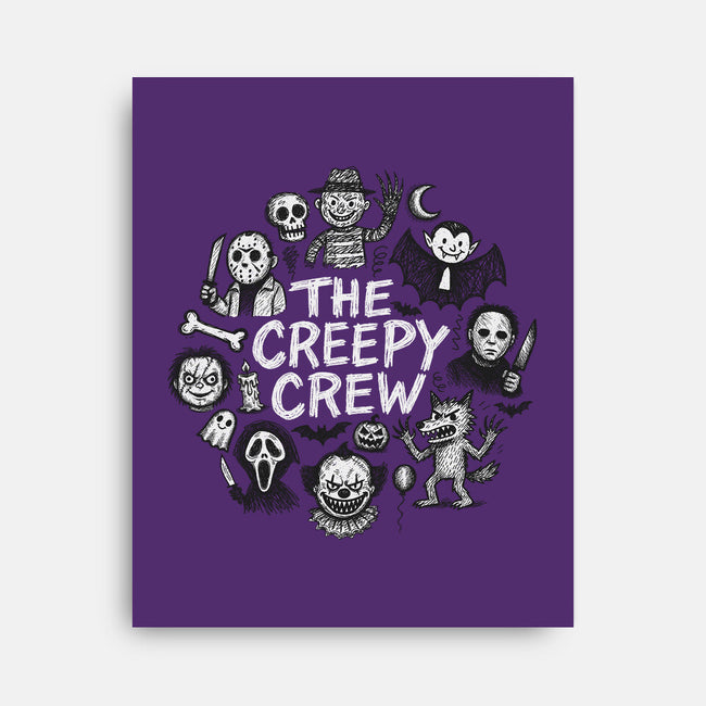 The Creepy Crew-None-Stretched-Canvas-Popnotic