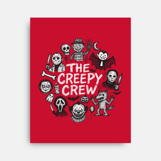 The Creepy Crew-None-Stretched-Canvas-Popnotic