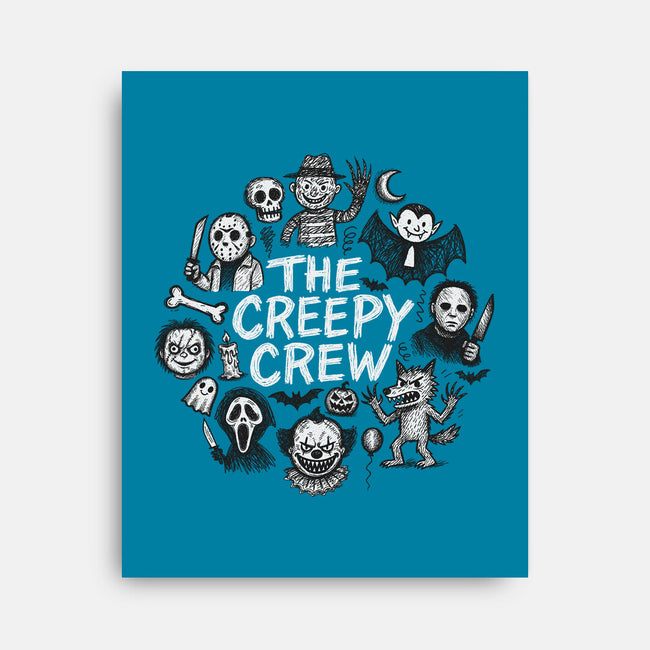The Creepy Crew-None-Stretched-Canvas-Popnotic