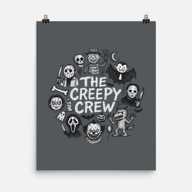 The Creepy Crew-None-Matte-Poster-Popnotic