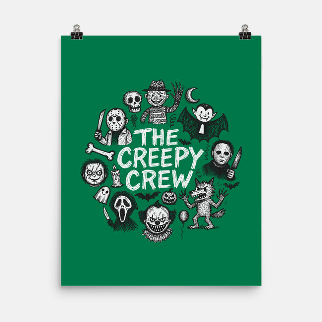 The Creepy Crew-None-Matte-Poster-Popnotic