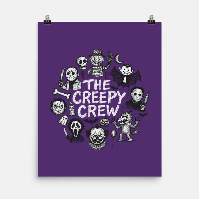 The Creepy Crew-None-Matte-Poster-Popnotic