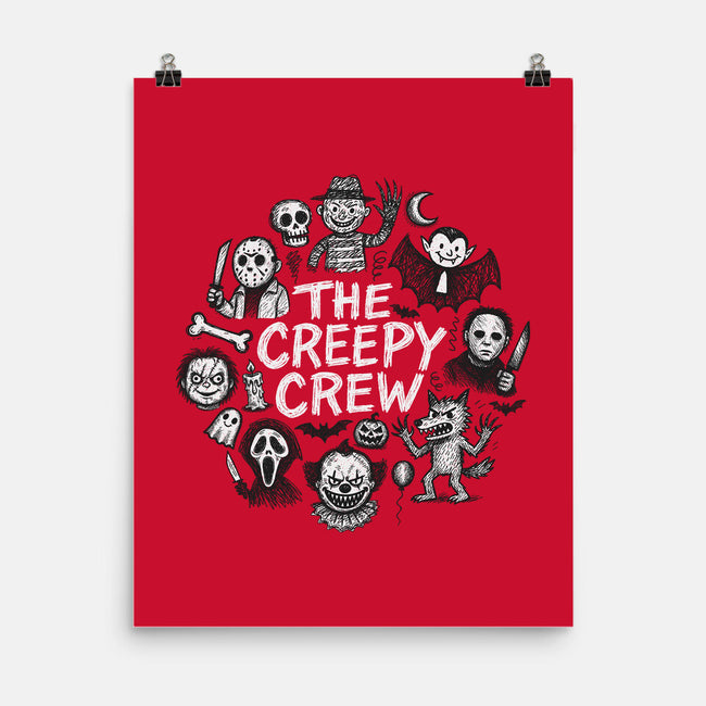 The Creepy Crew-None-Matte-Poster-Popnotic