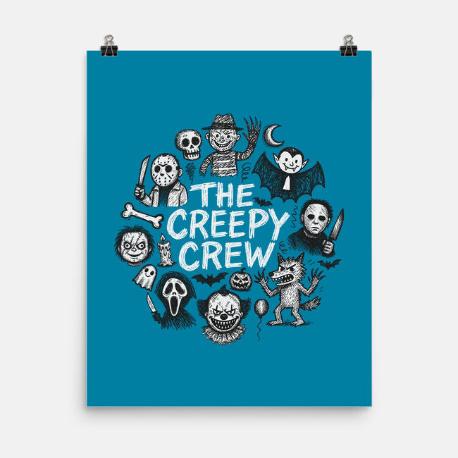 The Creepy Crew-None-Matte-Poster-Popnotic