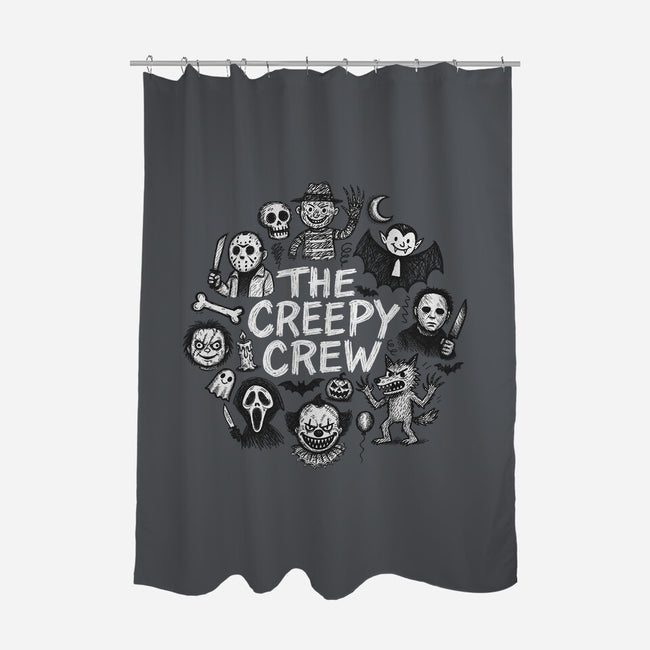 The Creepy Crew-None-Polyester-Shower Curtain-Popnotic