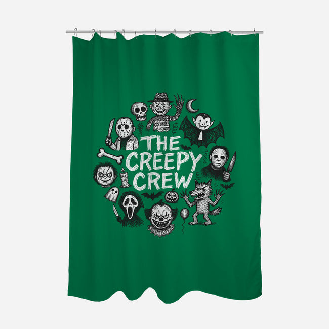 The Creepy Crew-None-Polyester-Shower Curtain-Popnotic