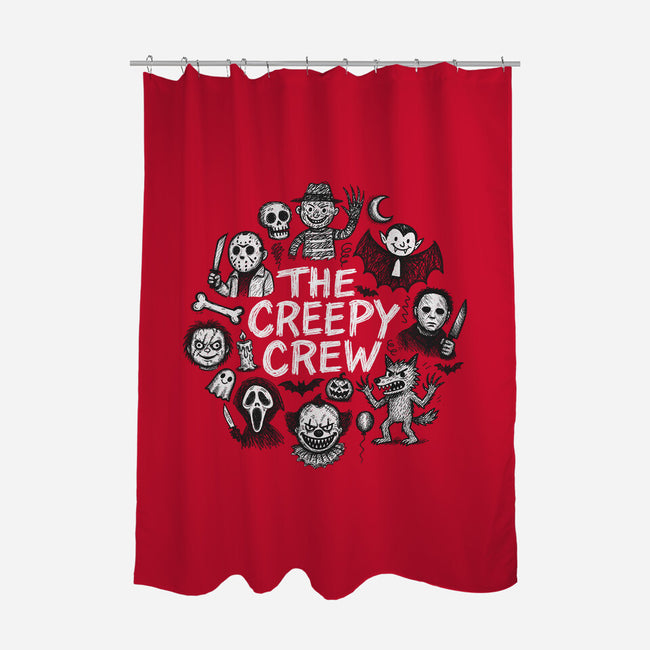 The Creepy Crew-None-Polyester-Shower Curtain-Popnotic