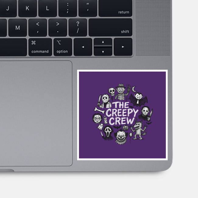 The Creepy Crew-None-Glossy-Sticker-Popnotic