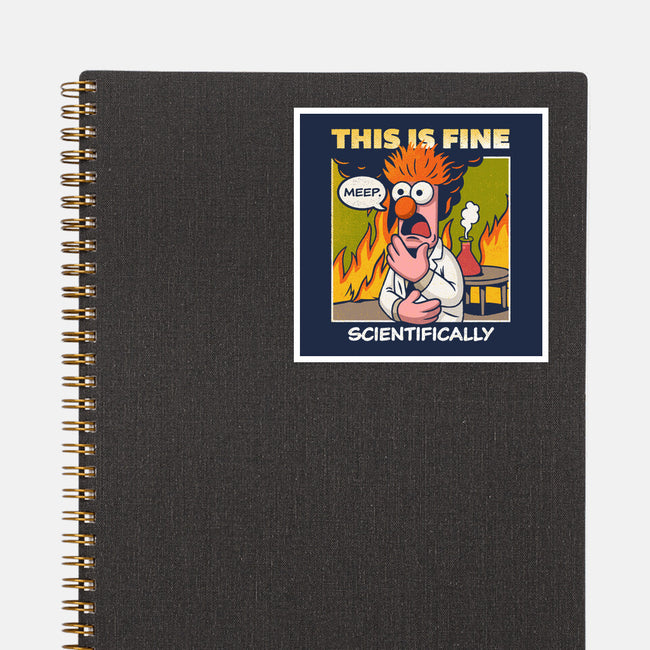 Scientifically Calculated Disaster-None-Glossy-Sticker-Popnotic