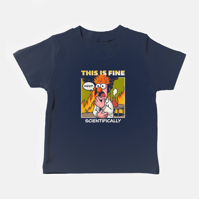 Scientifically Calculated Disaster-Baby-Basic-Tee-Popnotic