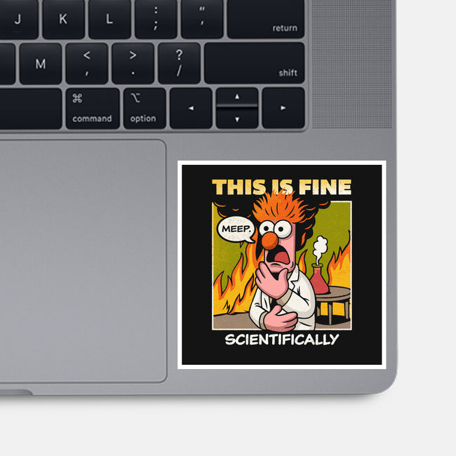 Scientifically Calculated Disaster-None-Glossy-Sticker-Popnotic