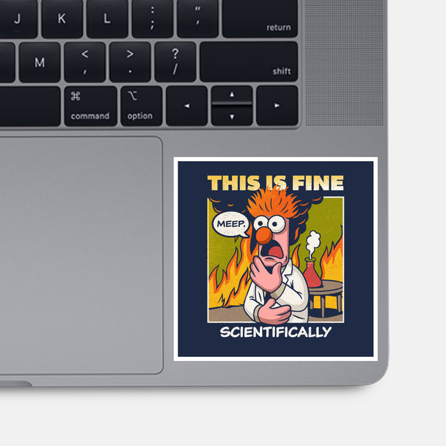 Scientifically Calculated Disaster-None-Glossy-Sticker-Popnotic