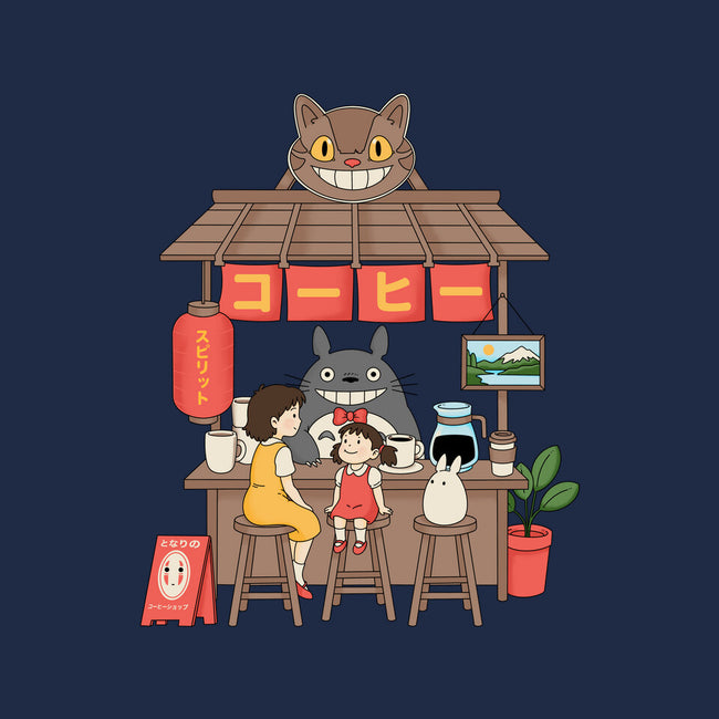 My Neighbor Coffee Shop-Mens-Heavyweight-Tee-Tri haryadi