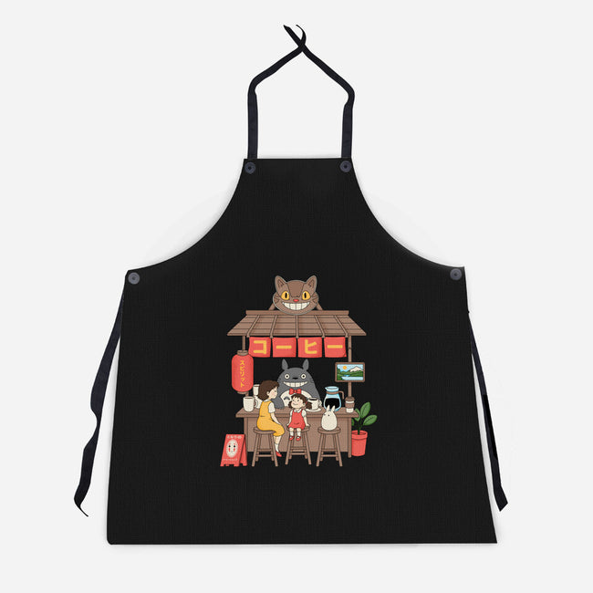 My Neighbor Coffee Shop-Unisex-Kitchen-Apron-Tri haryadi