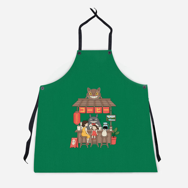My Neighbor Coffee Shop-Unisex-Kitchen-Apron-Tri haryadi