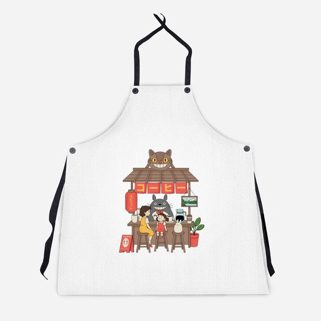 My Neighbor Coffee Shop-Unisex-Kitchen-Apron-Tri haryadi