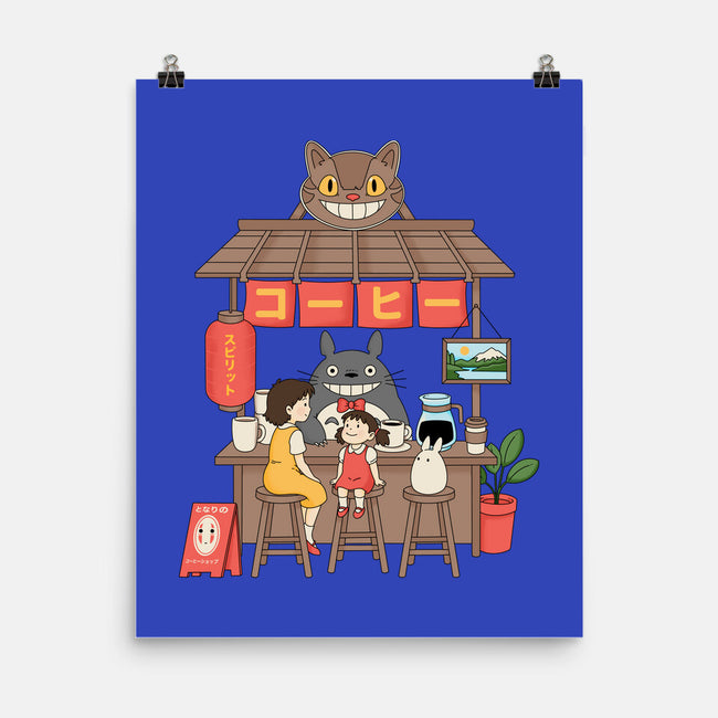 My Neighbor Coffee Shop-None-Matte-Poster-Tri haryadi