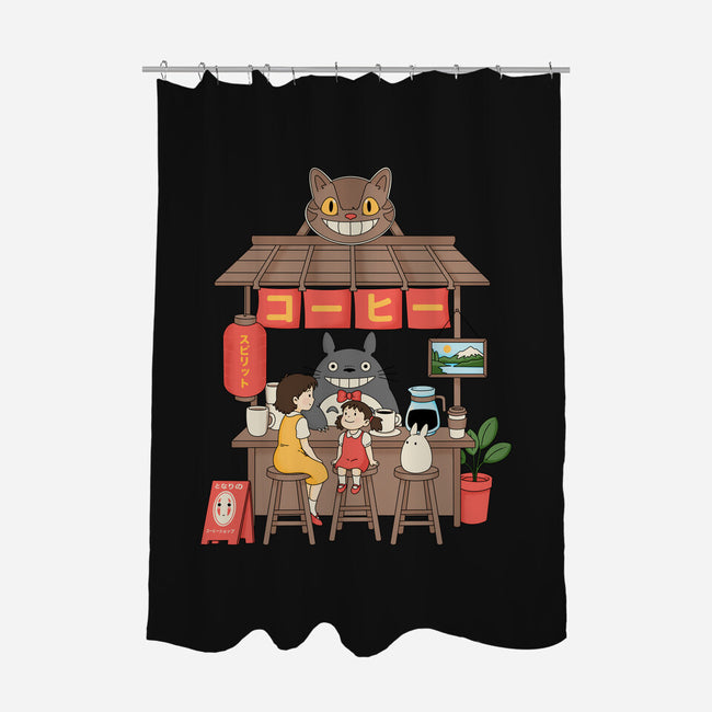 My Neighbor Coffee Shop-None-Polyester-Shower Curtain-Tri haryadi