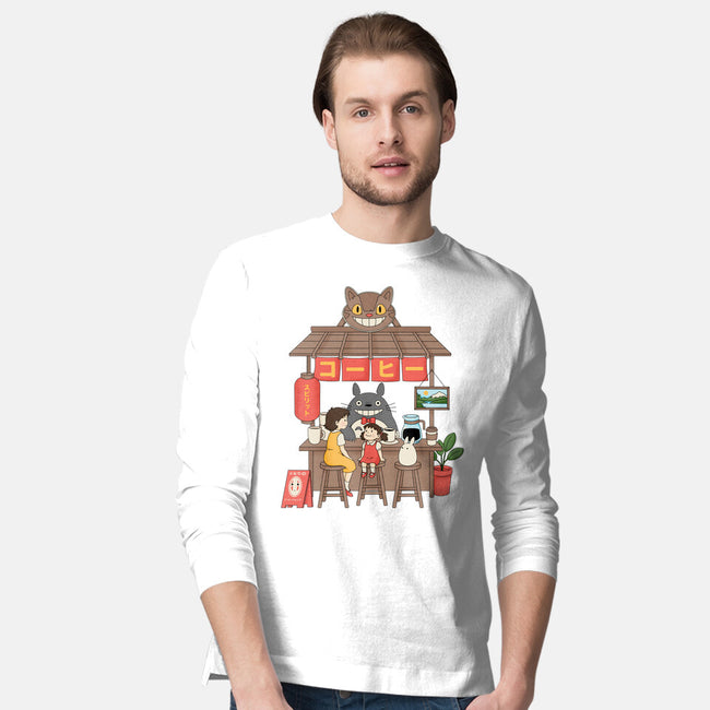 My Neighbor Coffee Shop-Mens-Long Sleeved-Tee-Tri haryadi