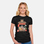 My Neighbor Coffee Shop-Womens-Fitted-Tee-Tri haryadi