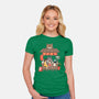My Neighbor Coffee Shop-Womens-Fitted-Tee-Tri haryadi