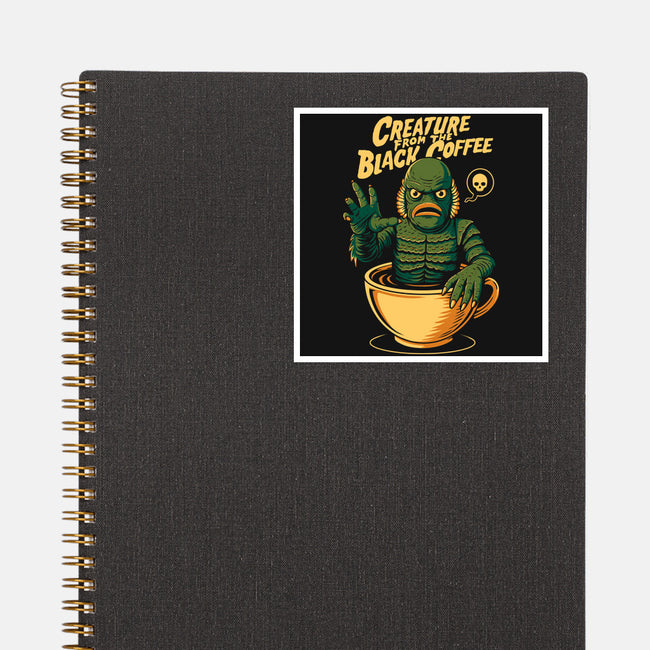 Creature From The Black Coffee-None-Glossy-Sticker-Eoli Studio