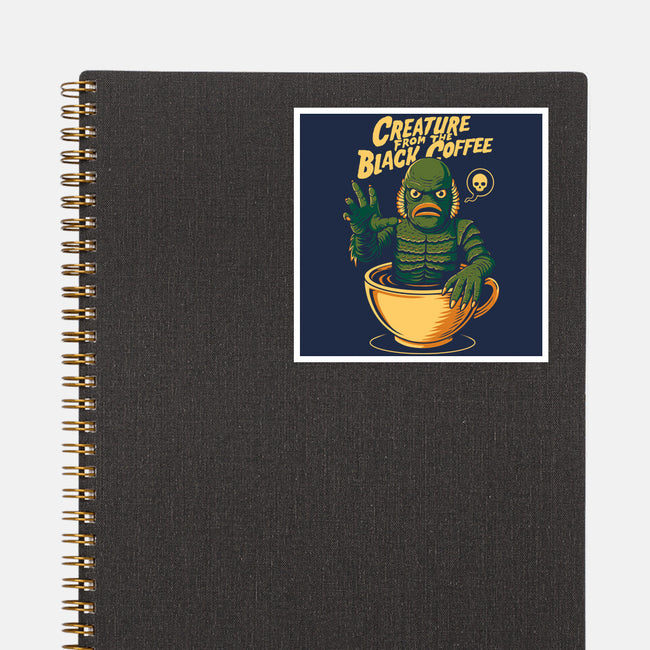 Creature From The Black Coffee-None-Glossy-Sticker-Eoli Studio