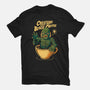 Creature From The Black Coffee-Mens-Heavyweight-Tee-Eoli Studio