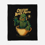 Creature From The Black Coffee-None-Fleece-Blanket-Eoli Studio