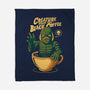 Creature From The Black Coffee-None-Fleece-Blanket-Eoli Studio