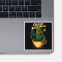 Creature From The Black Coffee-None-Glossy-Sticker-Eoli Studio